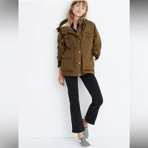 Madewell x Penfield Kasson Utility Jacket Olive Military Style XS